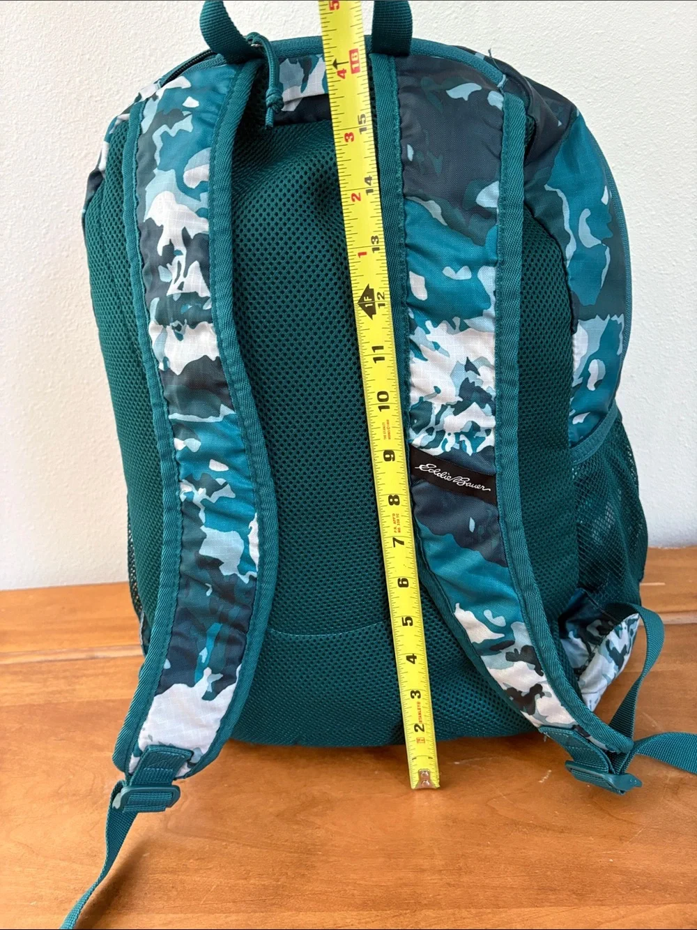 Eddie Bauer Stowaway 30L Teal Camo Backpack